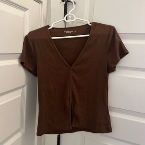 Cotton Blend Ribbed Baby Tee